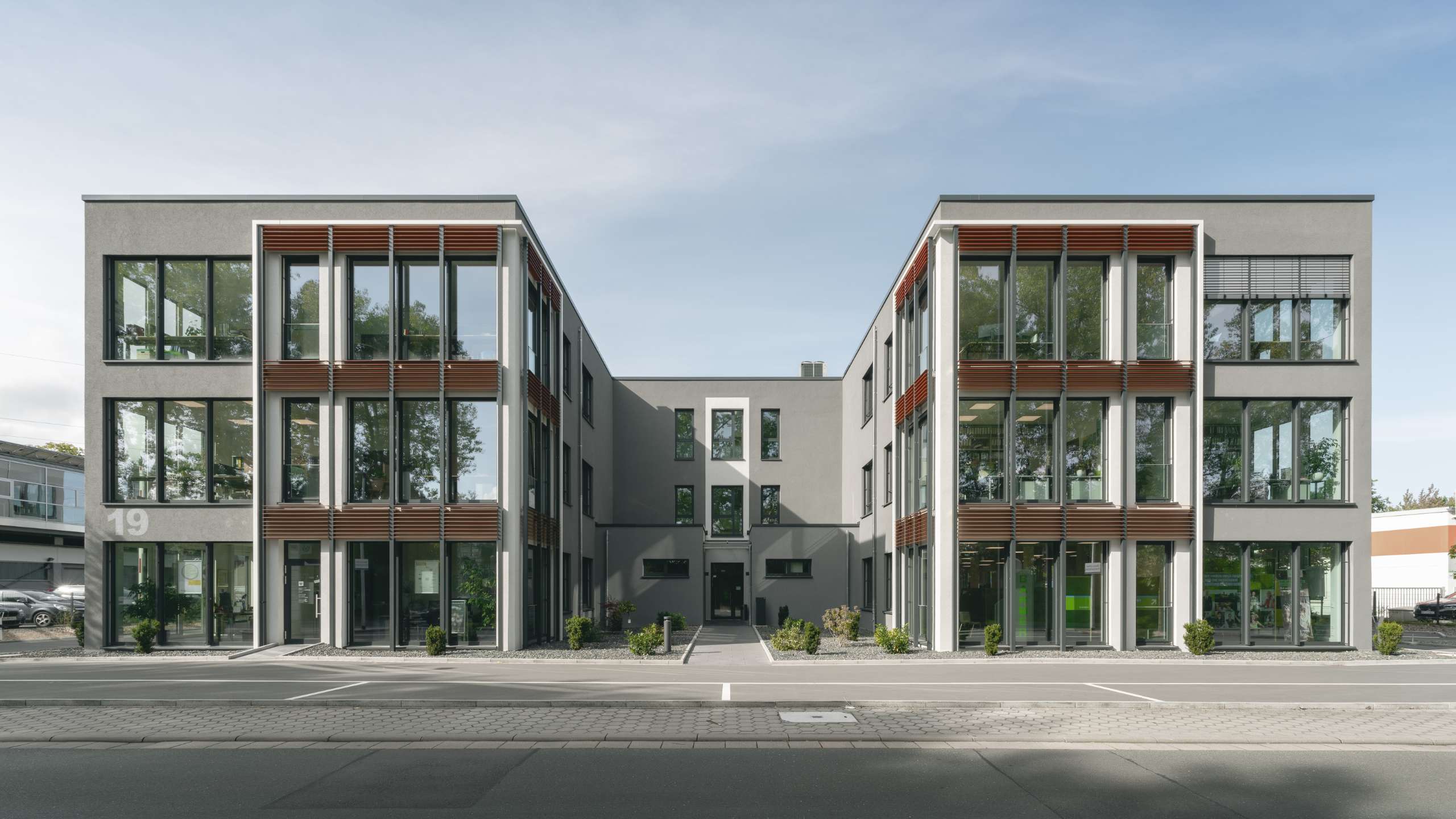 Twin-Office, Außenansicht, Kupfergrau Architekten Bayreuth